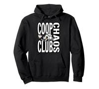 Backyard Chicken Coop Chaos Club Homesteading Pullover Hoodie