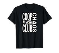 Backyard Chicken Coop Chaos Club Homesteading Value Graphic T-Shirt, Men, Black, M