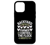 Backyard Chicken Farmer I Control The Flock Mostly Chicken Case for iPhone 12 mini