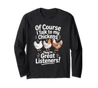 Backyard Chicken Farmer Quote for Farming Fans Long Sleeve T-Shirt
