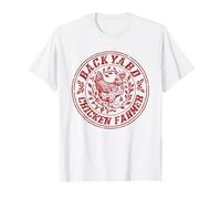 Backyard Chicken Farmer Retro Vintage Farming Poultry Badge T-Shirt