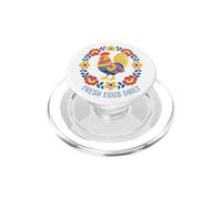 Backyard Chicken Fresh Eggs Daily Folk Art Rooster PopSockets PopGrip for MagSafe