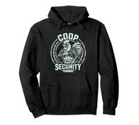 Backyard Chicken Keeper s Coop Security Rooster Pullover Hoodie