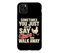Backyard Chicken Sarcasm Cluck It Humor Case for iPhone 11 Pro Max
