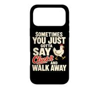 Backyard Chicken Sarcasm Cluck It Humor Case for iPhone 17 Pro Max
