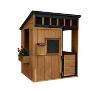 Backyard Discovery Caraway Cottage Cedar Garden Playhouse | Brown