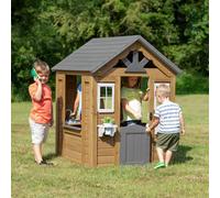 Backyard Discovery Maple Leaf 100% Cedar Wood | Outdoor Garden Children's Playhouse with Play Kitchen, Snack Bar Window, and Half Door