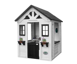 Backyard Discovery Sweetwater Cedar Garden Playhouse | White | Ages 2-7