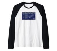 Backyard Escape Technical Blueprint Whiskey Glass Cigar Raglan Baseball Tee
