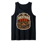 Backyard Fire Crew Firepit Night Tank Top