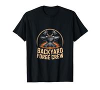 Backyard Forge Crew Blacksmith Anvil Hammer T-Shirt