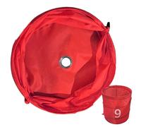 Backyard Golf Game Bucket - Outdoor Yard Golf Game | Foldable Portable Ball Sport Training Equipment, Practice Bucket Set For Garden Green Lawn Park Courtyard Beach Camping Events Golfers