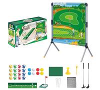 Backyard Golf Game, Outdoor Golfs Training Aid with Balls, Putting Mat, 38.58x29.13x19.69 inches, Fun Practice Playsets, Ideal for Adults, Kids, Outside, Indoor, Backyard, Families