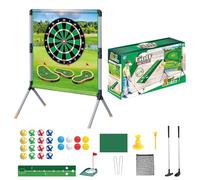 Backyard Golf Game, Outdoor Training Aid, Golfing Play Set, Complete Putting Mat Kit, Includes Balls Tees Accessories, Perfect for Hitting Practice Adults Kids Indoor Outside Backyards