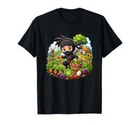 Backyard Ninja Gardener Vegetable Harvest T-Shirt