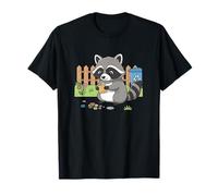 Backyard Raccoon Recycling Trash Panda Earth Day T-Shirt