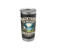 Backyard to Woods Grandpa Life Stainless Steel Insulated Tumbler