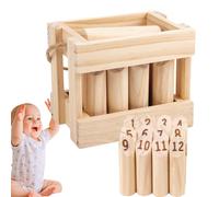 Backyard Tossing Chess Game Wooden Portable Safe Chess