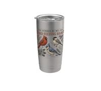 Backyard Winged Visitor Sustenance Supporter Stainless Steel Insulated Tumbler