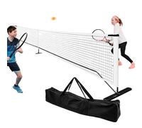 Backyards Tennis Net Portable Folding Sports Barrier, Compact Repatrin Tennis Equipment | Durable Court Practice Net, Lightweight Training Frame for Indoor/Outdoor, Garden Games Set