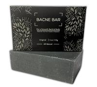 Bacne Bar: All Natural Body Acne Soap with Charcoal Pumice Tea Tree Oil & Vitamin E to Get Rid of Bacne Fast Back Acne Treatment as part of a