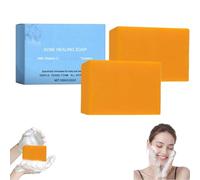 Bacne Out Bar Soap With Turmeric, 100g VitaminC & AlphaArbutin, DarkSpot Remover & Brightening Cleanser,Bacne Out Bar Acnes Healing Soap For Back, Face, Chest and Shoulders (2pcs)