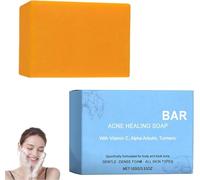 Bacne Out Bar with Turmeric, 2026 New Body Acne Cleansing Soap, Vitamin C and &AlphaArbutin, Natural Body Acne Treatment for Back, Chest & Shoulders, Acne Healing Bar (1pcs)