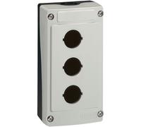 BACO Empty Housing Enclosure 2 Holes IP66 Ø 22mm Grey Cover