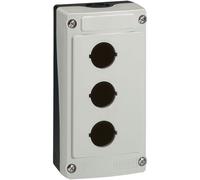 BACO LBX0300 Empty Housing Enclosure 3 Holes IP66 Ø 22mm Grey Cover