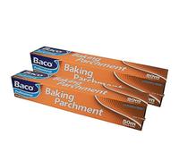 Baco Professional Baking Parchment 450mm x 50m, 2 Pack