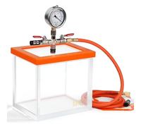BACOENG 1.5 Gallon Acrylic Vacuum Chamber for Resin, Degassing Chamber Kit for Silicone and Epoxies