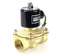 BACOENG 1" AC220V Electric Solenoid Valve (BSP, Brass, Normally Closed)