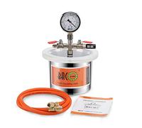 BACOENG 2L Vacuum Degassing Chamber Stainless Steel (Height 11 cm, Diameter 16 cm)