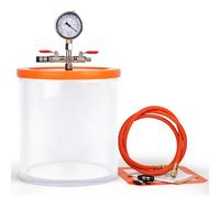 BACOENG 3 Gallon Vacuum Chamber, Acrylic Degassing Chamber Kit for Resin, Silicone and Epoxies