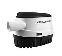BACOENG Bilge Pump with Float Switch, Bilge Pump 12v Automatic 1100GPH/70LPM, Black