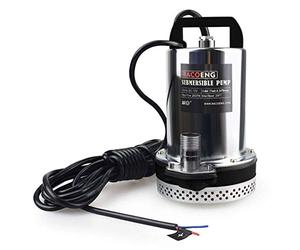 BACOENG DC 12V Submersible Water Pump Solar Water Pump with 6m Cable, 20FT Lift
