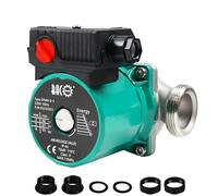 BACOENG Stainless Steel Central Heating Pump Hot Water Circulator Pump, 1-1/2" 220V BSP Boiler Radiator Circulation Pump for Solar Heater Circulator, RS25-6