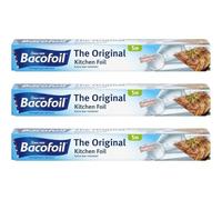 Bacofoil Classic Aluminium Kitchen Foil 300mm x 5m - Pack of 3