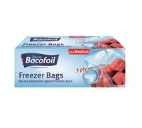 Bacofoil Freezer Bags Medium, 25X32Cm, 3L, 40Pk