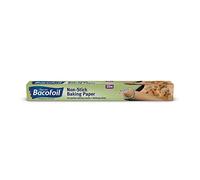 Bacofoil Non-Stick Baking Paper Parchment with Non-Stick Structure, 38cm x 10m