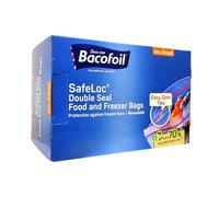 Bacofoil SafeLoc Double Seal Food and Freezer Bags - 108 x Small Safeloc Bags