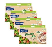 Bacofoil Silicone Lids Medium Set Of 2 Sizes 15 And 20Cm X4