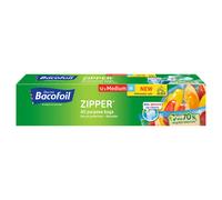 Bacofoil Reusable Zipper Bags Medium 12 Pack
