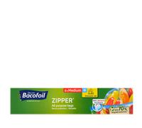 Bacofoil Zipper All Purpose Medium Bags - 8 pcs