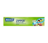 Bacofoil Zipper Bag (Pack Of 12) Clear (S)
