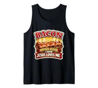 Bacon Another Reason I Know Jesus Loves Me Christian Keto Tank Top