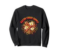 Bacon Chaos Supply Explosive Breakfast Graphic Sweatshirt