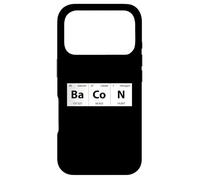 Bacon Chemistry Elements Periodic Table Funny Science Case for iPhone 17 Pro