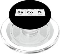 Bacon Chemistry Elements Periodic Table Funny Science PopSockets PopGrip for MagSafe