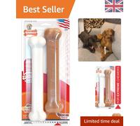 Bacon & Chicken Chew Bones for Large Dogs - Long-Lasting Fun & Clean Teeth